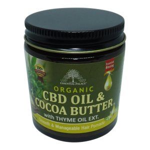 Organic CBD & Cocoa Butter Hair Pomade